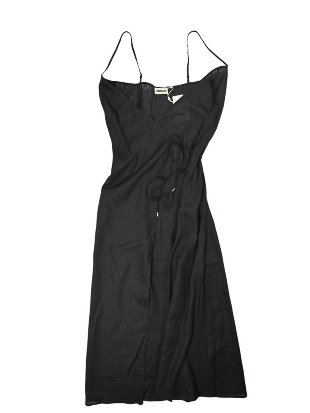 Monday Swimwear Levanzo Dress in Black Linen